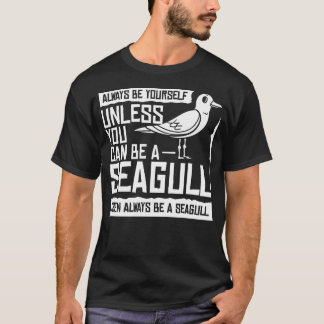 Fiskmås havsviken Gift Sea Gull Bird T Shirt