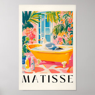 Fiskmås i badkaret, den berömda badmurens konst, f poster