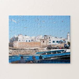 Fiskmås i Essaouira - Marocko Pussel
