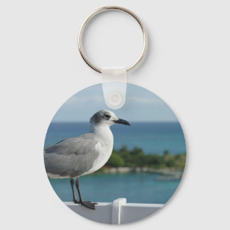 Fiskmås i paradise Keychain Nyckelring