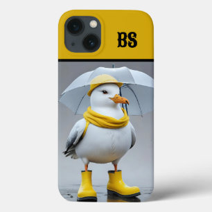 Fiskmås i Rain Boots - Beach Humor