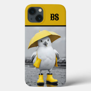 Fiskmås i Rain Boots - Beach Humor
