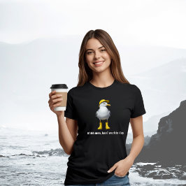 Fiskmås i Rain Boots - Beach Humor T Shirt
