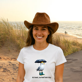 Fiskmås i Rain Boots - Beach Humor T Shirt