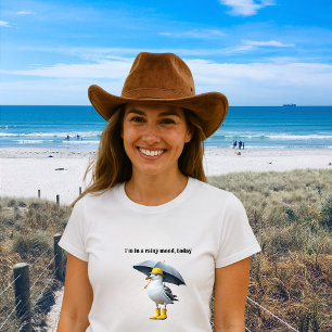 Fiskmås i Rain Boots - Beach Humor T Shirt