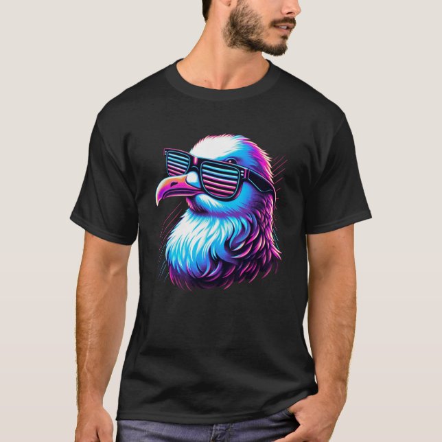 Fiskmås i skuggor t shirt (Framsida)