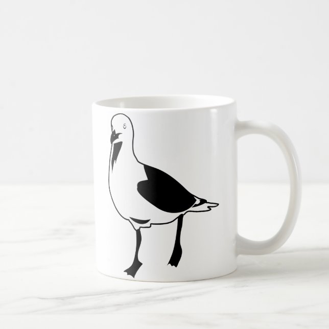 Fiskmås Kaffemugg (Höger)