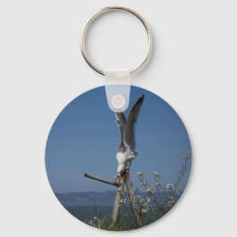 Fiskmås Keychain Nyckelring