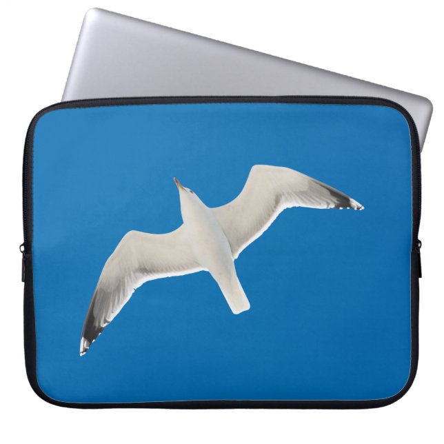 Fiskmås Laptop Sleeve (Framsidan)