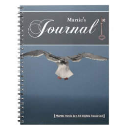 Fiskmås Löv Journal Anteckningsbok