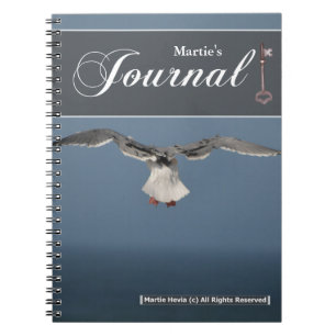 Fiskmås Löv Journal Anteckningsbok