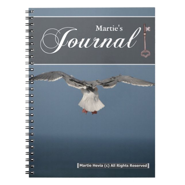 Fiskmås Löv Journal Anteckningsbok (Framsidan)
