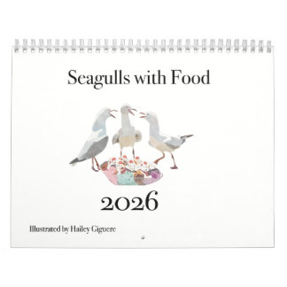 Fiskmås med Food 2026-kalender Kalender