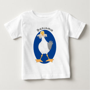 Fiskmås med Fransk fries tecknad T Shirt