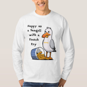 Fiskmås med Fries Wildwood långärmad t-shirt
