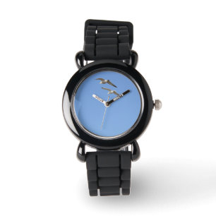 Fiskmås med hög flykt - armbandsur