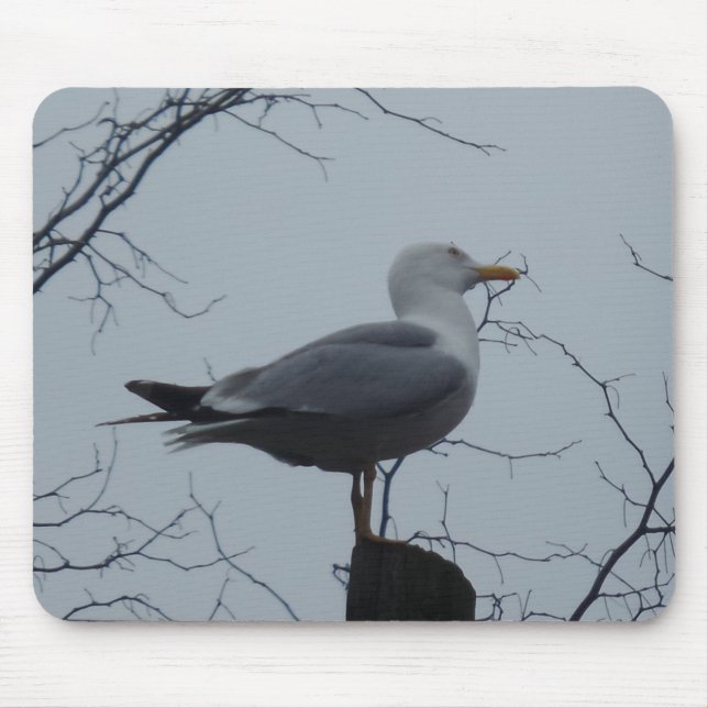 Fiskmås Mousepad Musmatta (Framsidan)