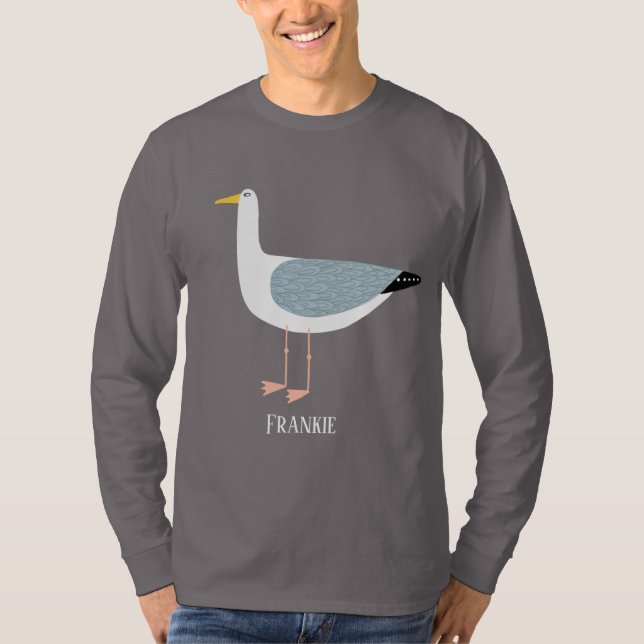 Fiskmås Namn T Shirt (Framsida)