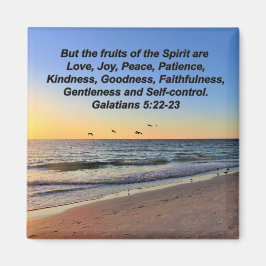 FISKMÅS OCH SUNRISE GALATIANS 5 MAGNET