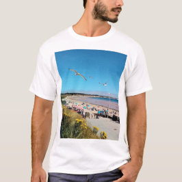 Fiskmås, på Bridlington-stranden T Shirt