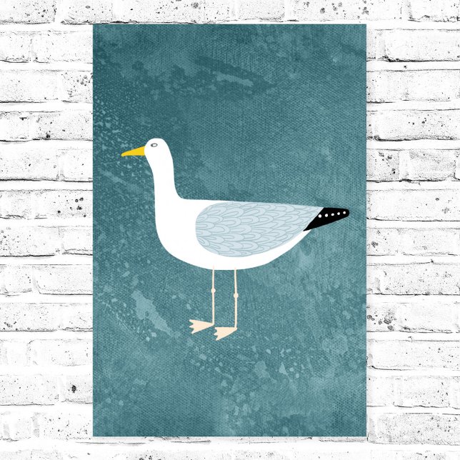 Fiskmås Poster (Seagull poster)