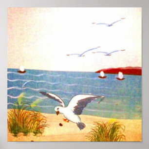 Fiskmås Poster