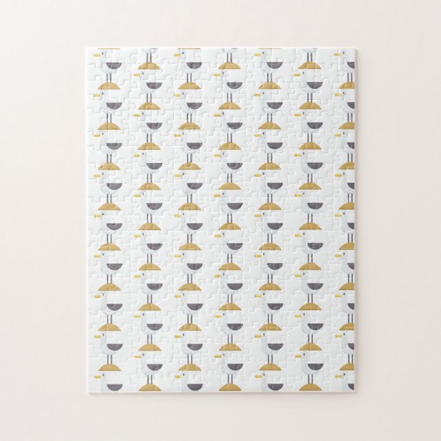 fiskmås pussel (Vertikal)