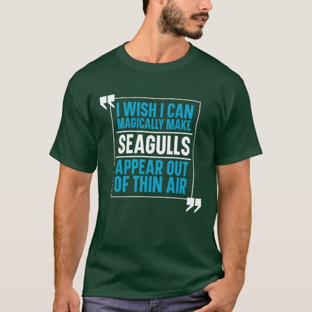 Fiskmås Sea Bird-vän T Shirt (Framsida)