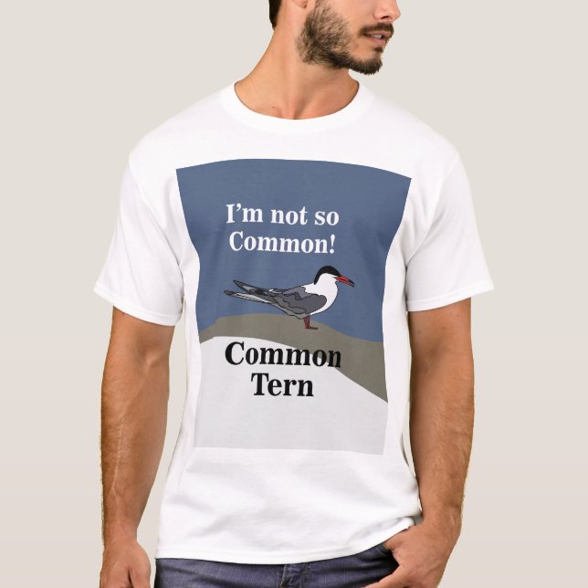 Fiskmås Sjöfågel Fågel Rolig T Shirt (Framsida)