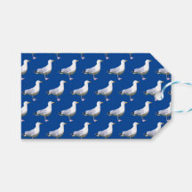 Fiskmås Stående blå