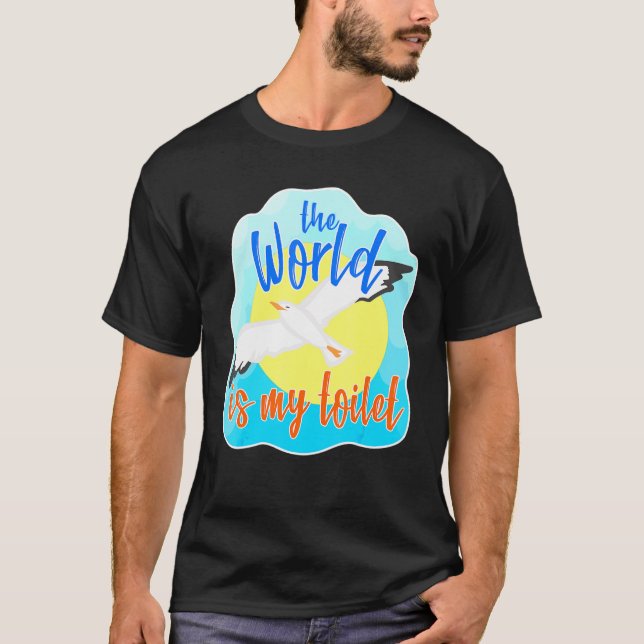 Fiskmås T Shirt (Framsida)
