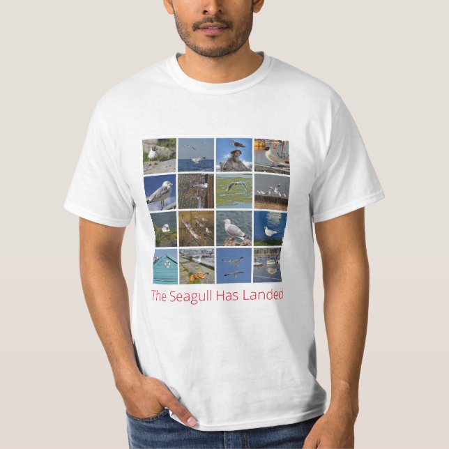 Fiskmås T Shirt (Framsida)
