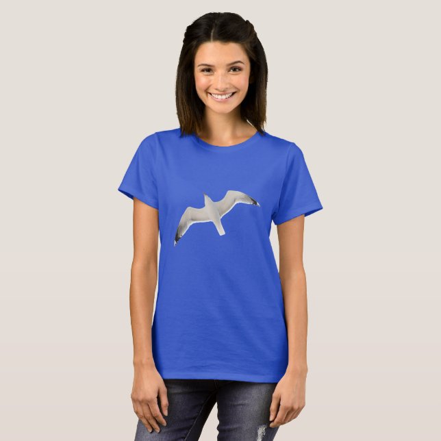 Fiskmås Tee Shirt (Hel framsida)