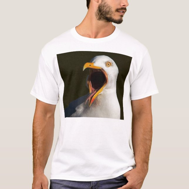 fiskmås tee shirt (Framsida)