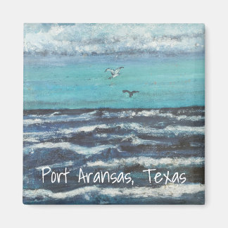 Fiskmås vid Sunset Magnet