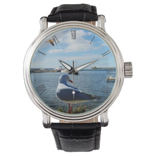 Fiskmås Watching Boats, Manar Wristwatch Armbandsur