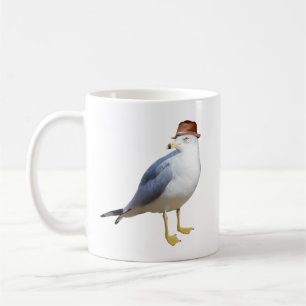 Fiskmås Wearing Mugg