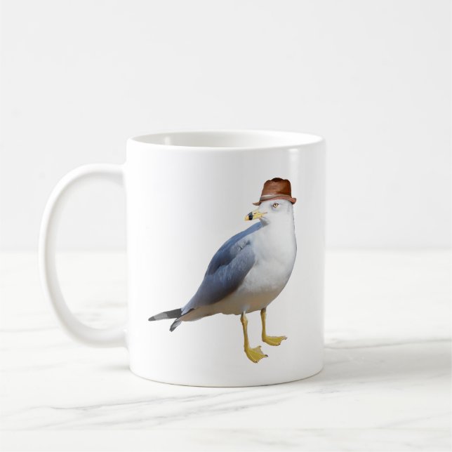 Fiskmås Wearing Mugg (Vänster)