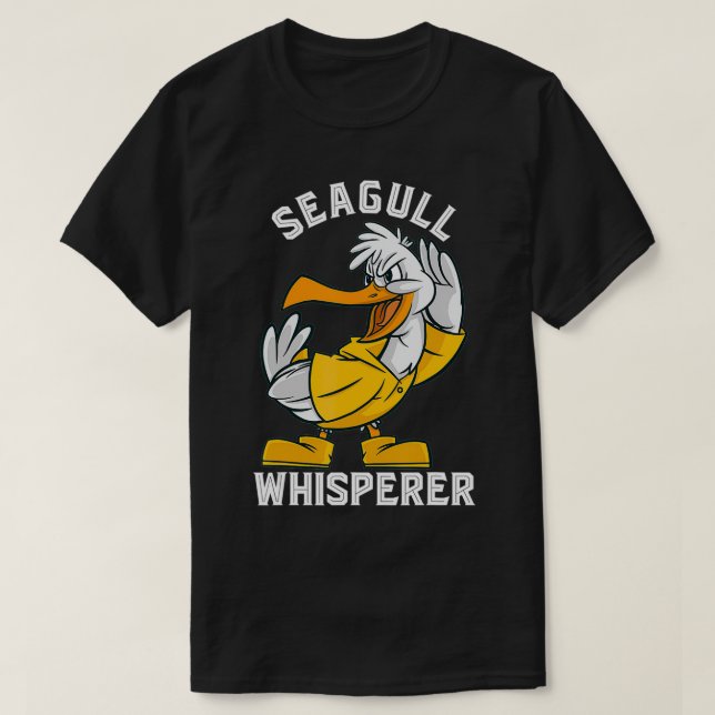 Fiskmås Whisperer Calling Squawk Gull Fiskmås Kärl T Shirt (Design framsida)