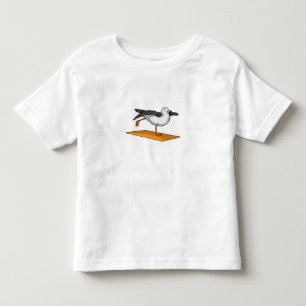 Fiskmås Yoga Meditation Fitness T Shirt