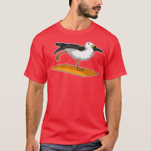 Fiskmås Yoga Meditation Fitness T Shirt