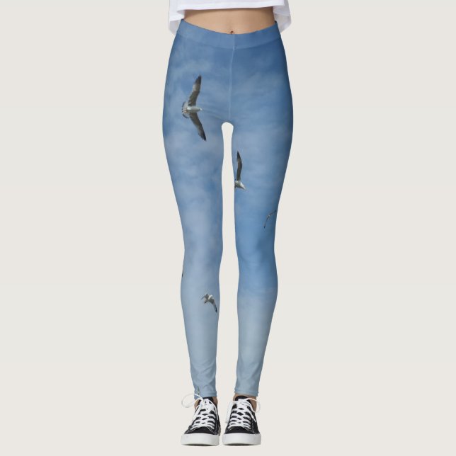 Fiskmåsar Leggings (Framsida)