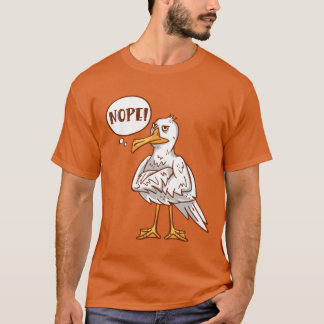 Fiskmåsar NOPE-vänner Fiskmås Bird älskare T Shirt