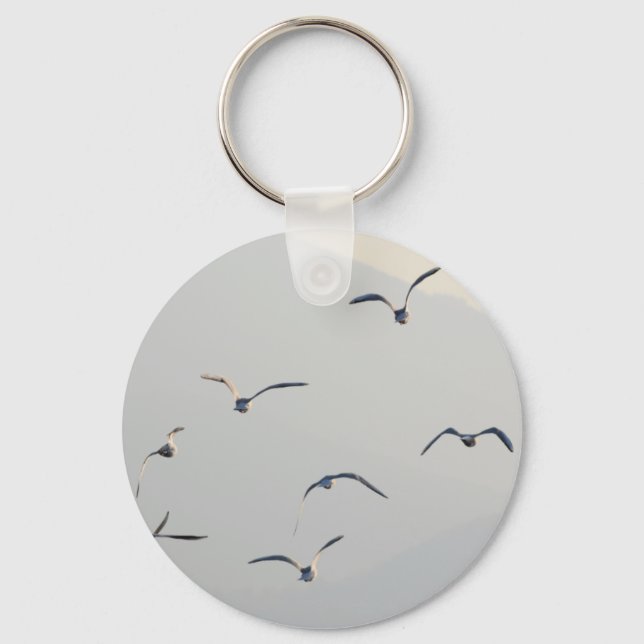 Fiskmåsar Nyckelring (Framsida)