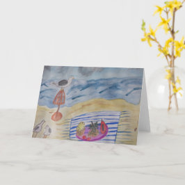 Fiskmåsar på boendekortet kort