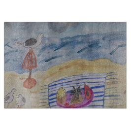 Fiskmåsar på stranden