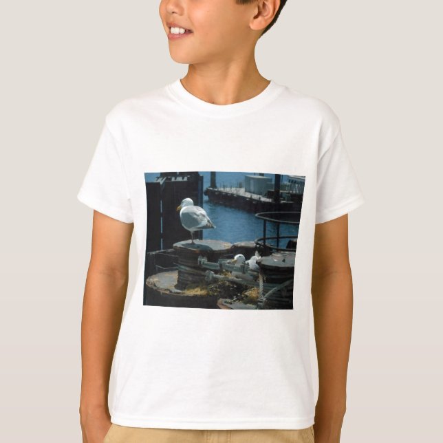 Fiskmåsar T Shirt (Framsida)
