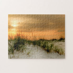 Fiskmåsar vid Sunrise Pussel