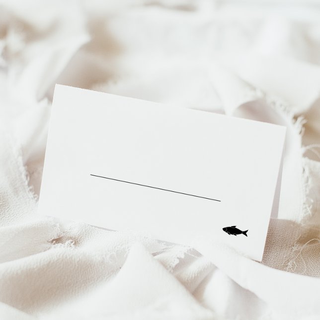 Fiskmjöl, alternativ Bröllop Placeringskort (Skapare uppladdad)