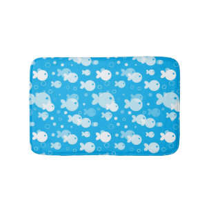 fiskmönster badrumsmatta